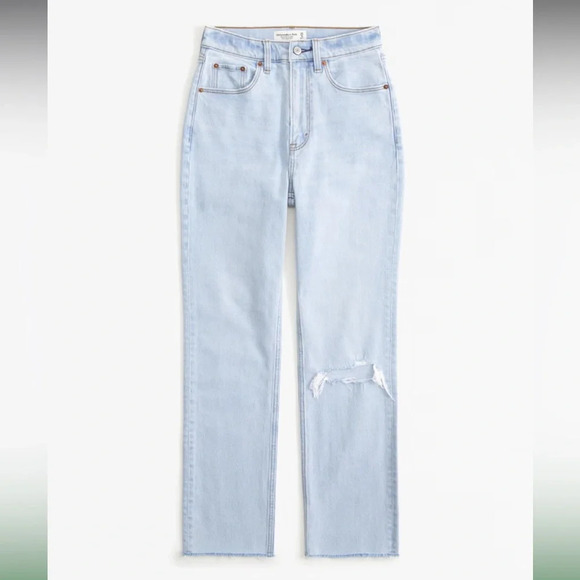Abercrombie & Fitch Denim - Abercrombie & Firch Curve Love Super Skinny Ankle High Rise light wash size 32